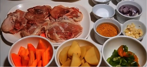 Filipino Chicken Curry Recipe - Ingredients